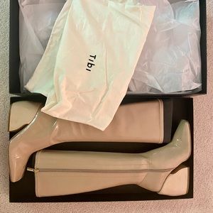 Tibi Lars patent leather boot. Size 37. Excellent condition. With box & bag.